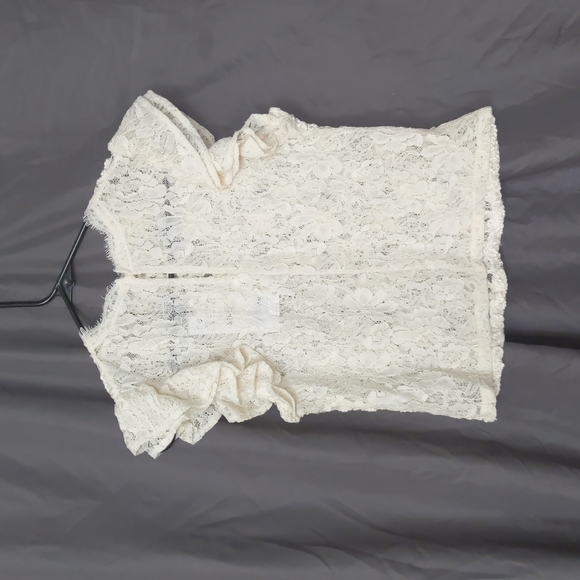 Zara Women's Shirt, Size: S, Color: Cream, NWT - Picture 3 of 6